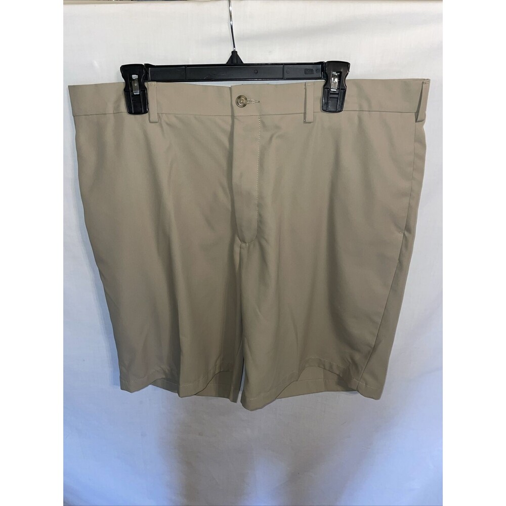 Pro Tour Chino Golf Shorts Men’s Size 38 Khaki Zip Fly Belt Loops Pockets
